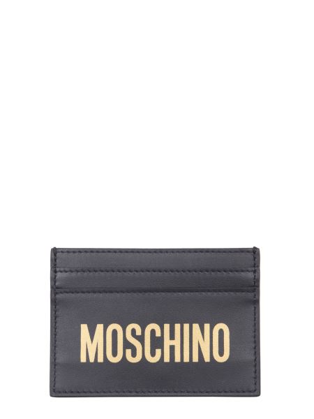 Moschino - Card Holder With Leather Logo