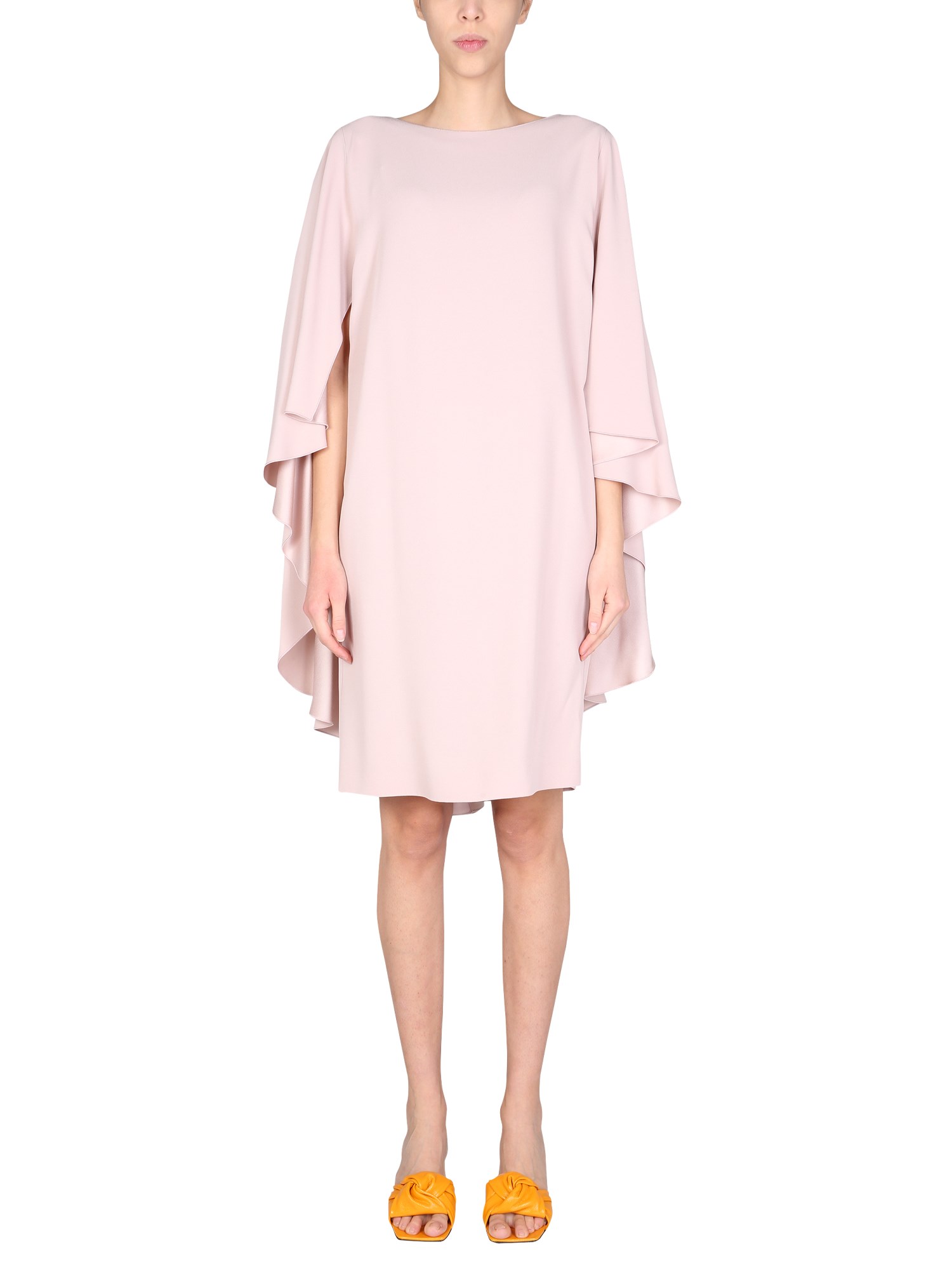 alberta ferretti dress with ruffles