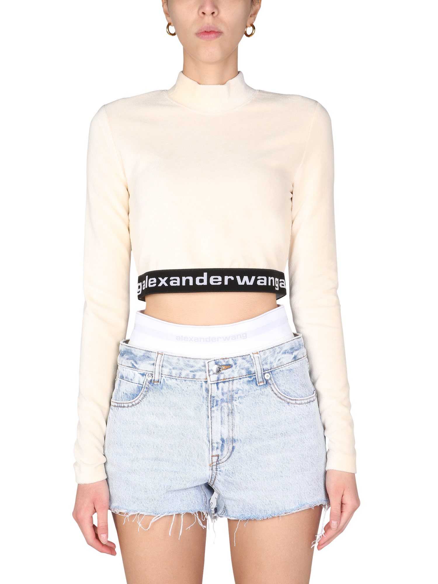 alexanderwang.t t-shirt with logo band