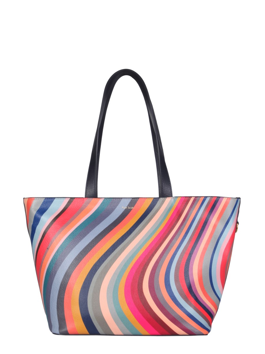 Paul Smith Women's 'Swirl' Print Leather Hobo Bag