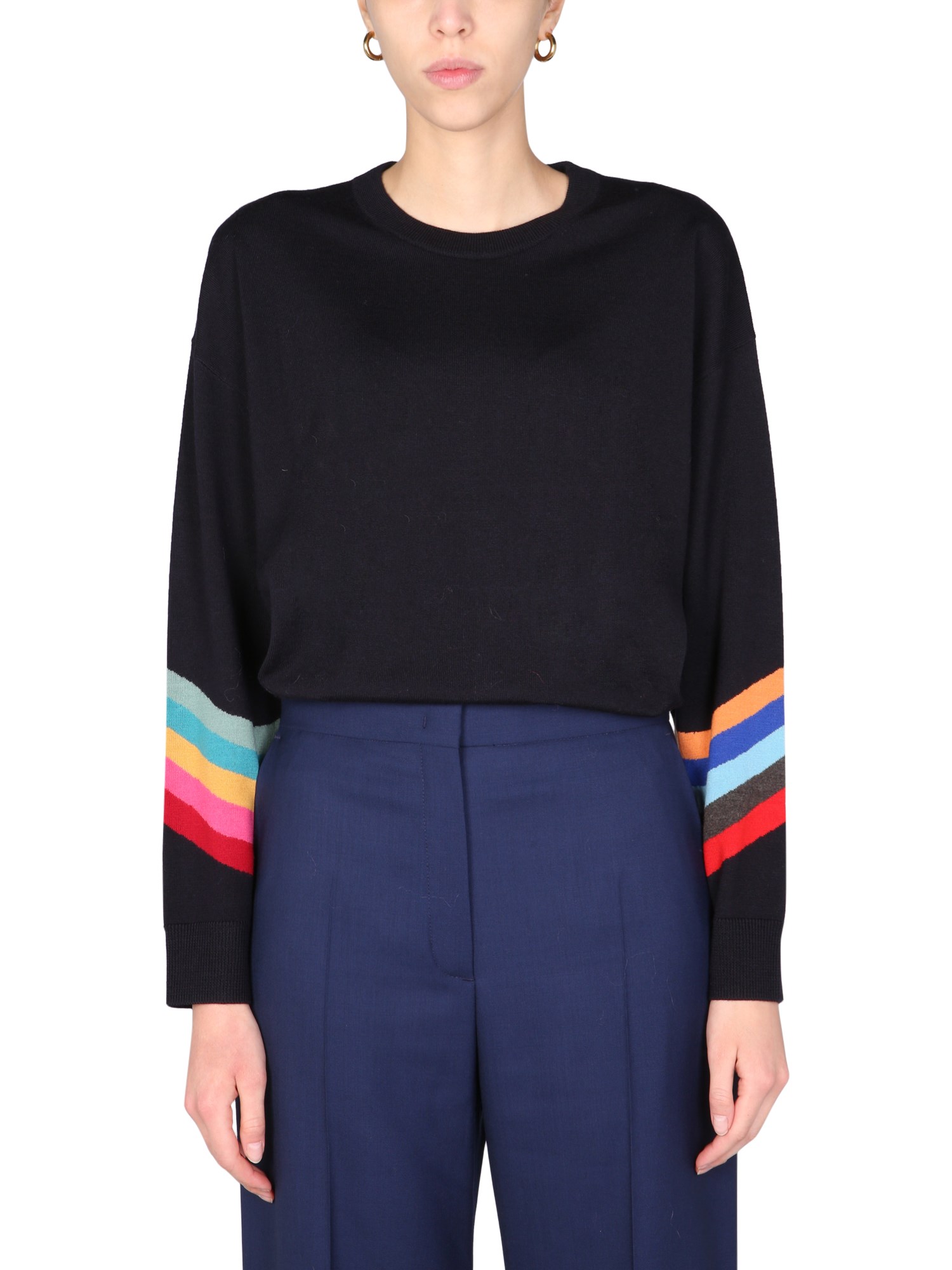 ps by paul smith sweater with striped pattern