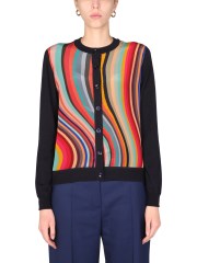 PS BY PAUL SMITH - CARDIGAN CON STAMPA SWIRL