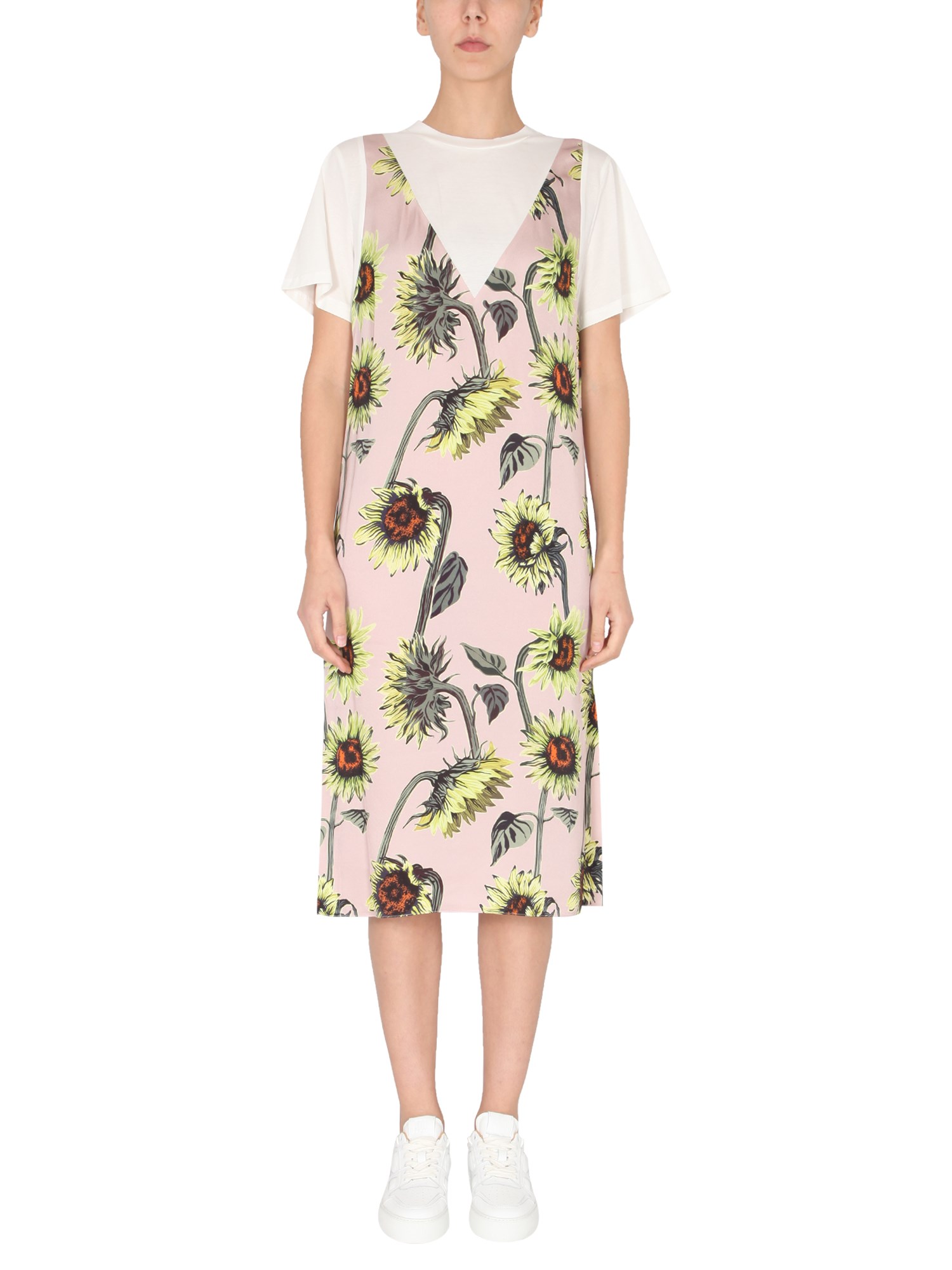paul smith "sunflower" patchwork dress