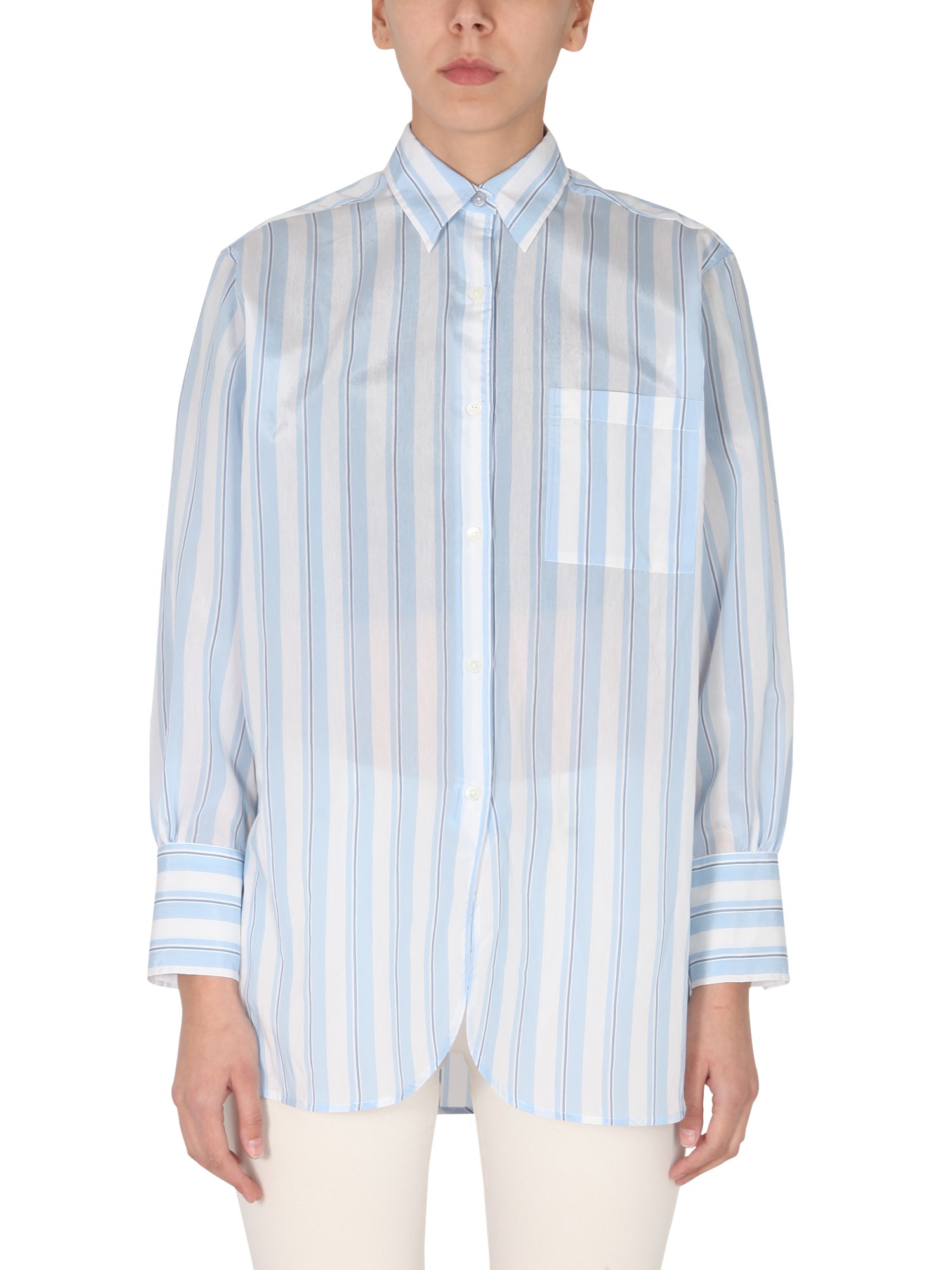 ps by paul smith striped pattern shirt