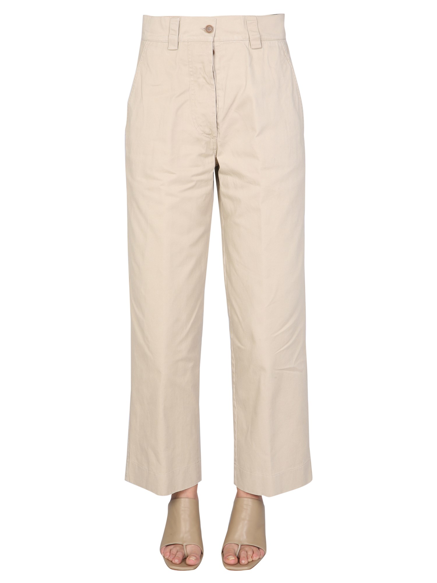 aspesi straight leg trousers