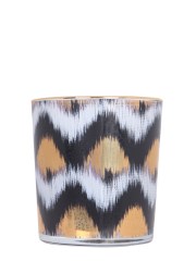 LES-OTTOMANS - BICCHIERE CON STAMPA IKAT GOLD 