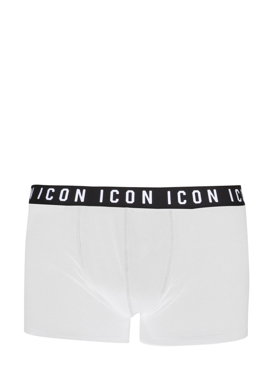 DSQUARED BOXER "ICON" IN COTONE