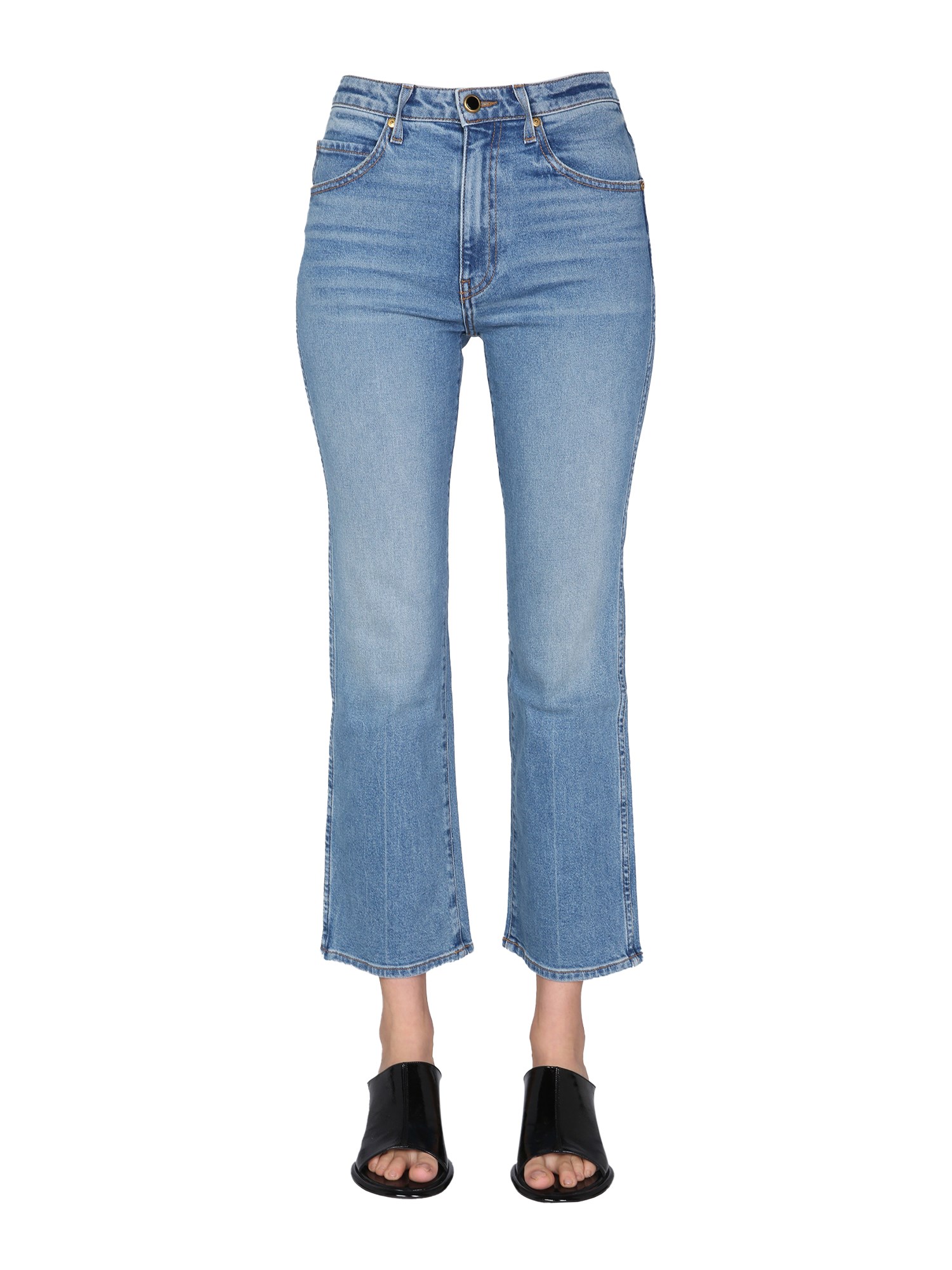 khaite "vivian" jeans