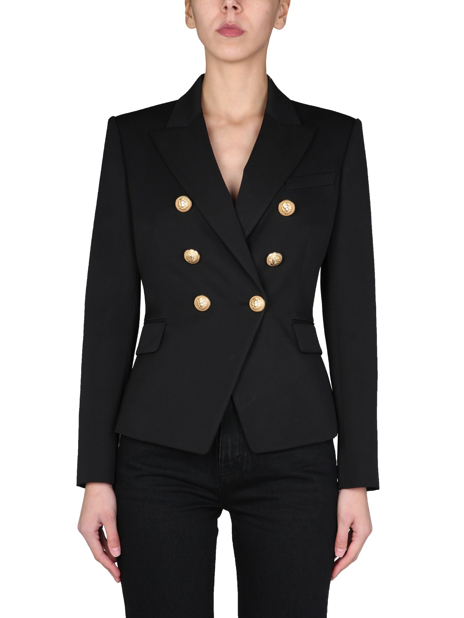 balmain double-breasted jacket