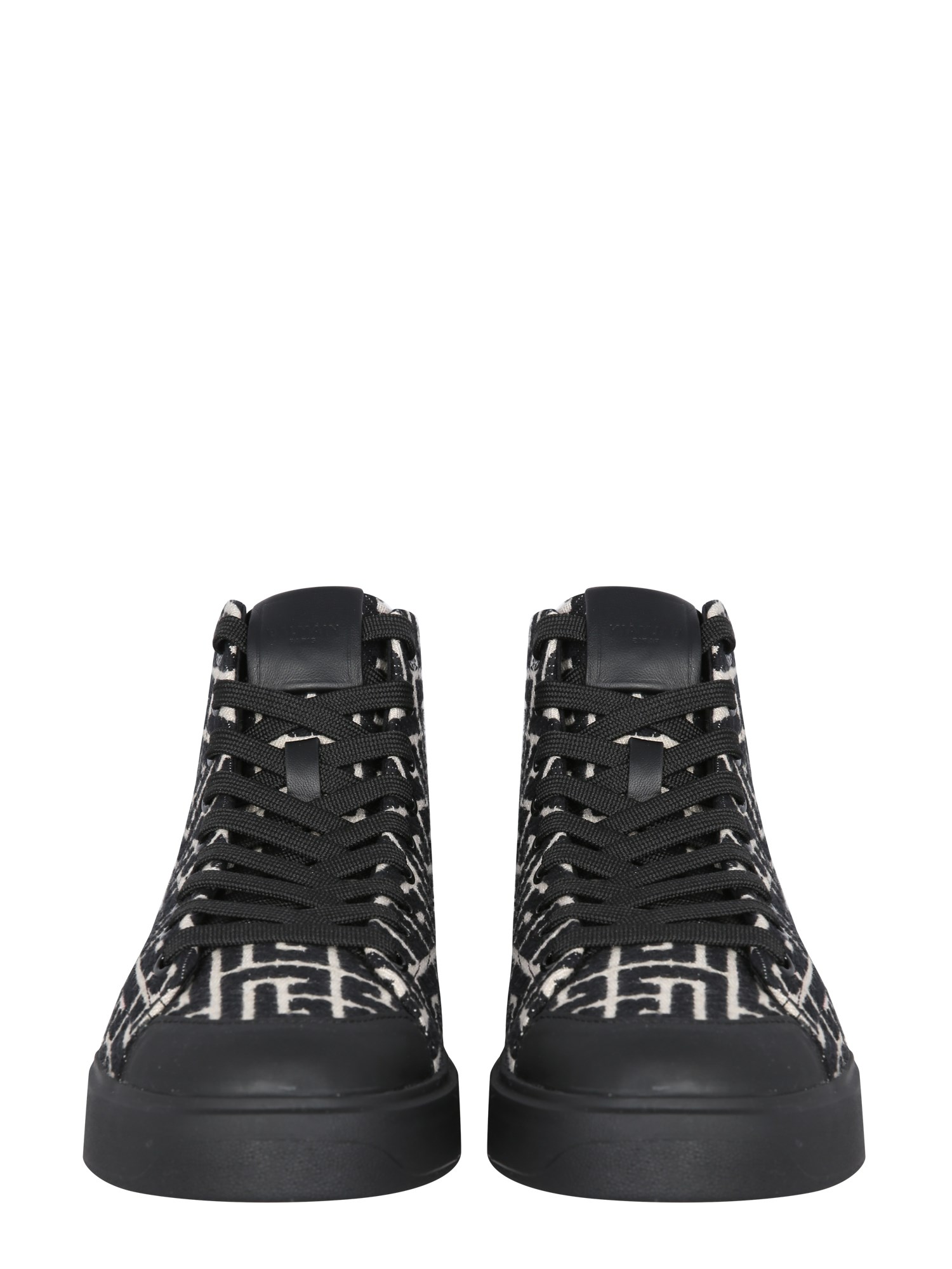 balmain high top b court sneakers