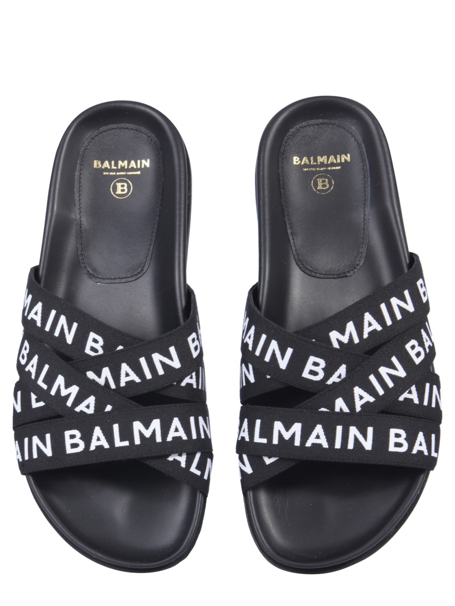 BALMAIN - BRAZILIAN COTTON JERSEY WITH LOGO BAND - Eleonora Bonucci