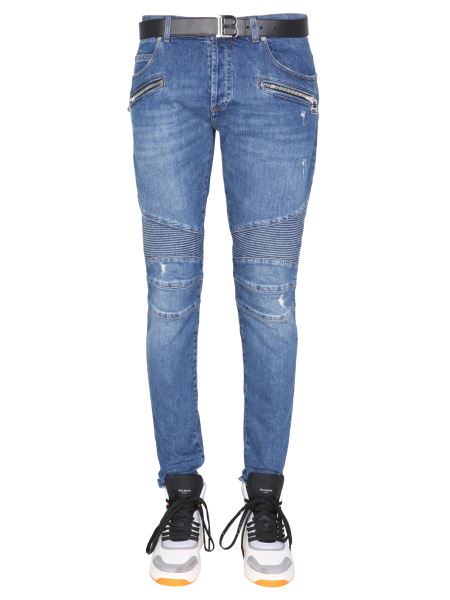 balmain skinny fit jeans