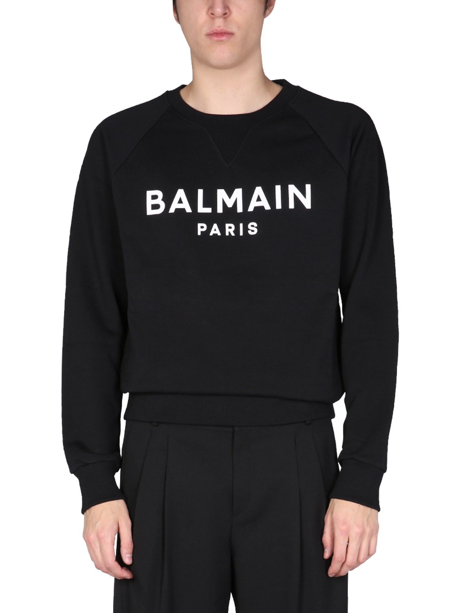 balmain sweatshirt with logo print