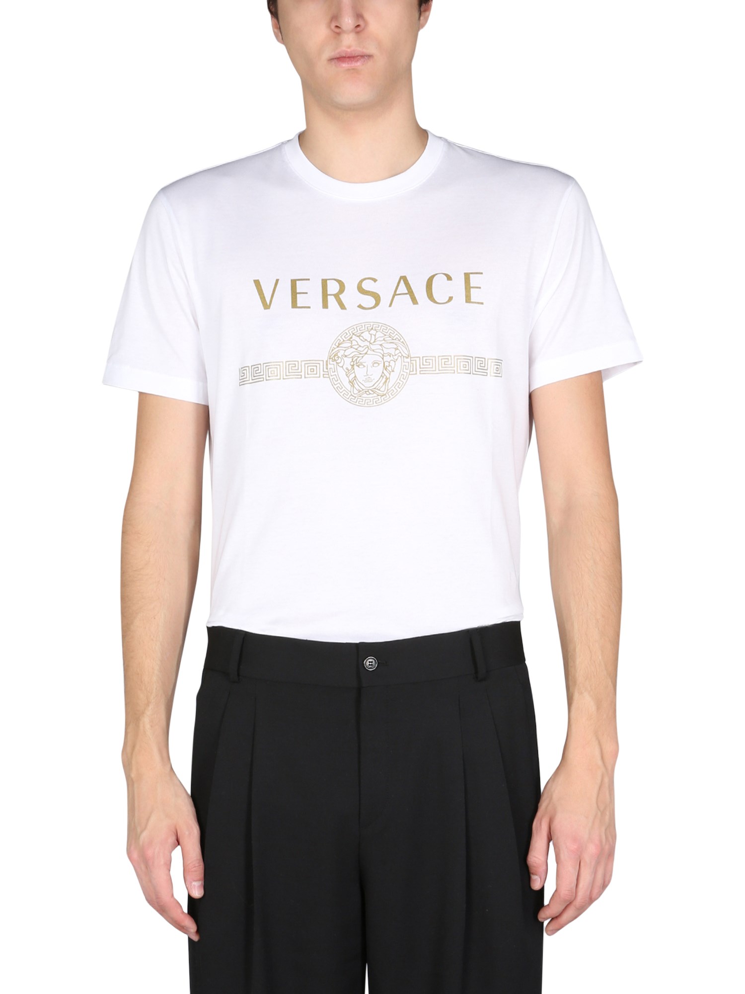 versace medusa print t-shirt