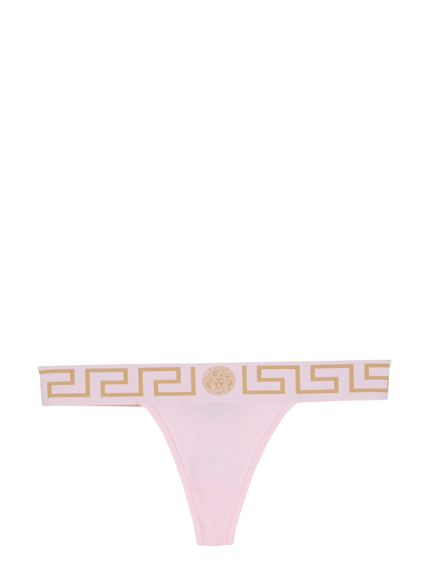 versace thong with greek