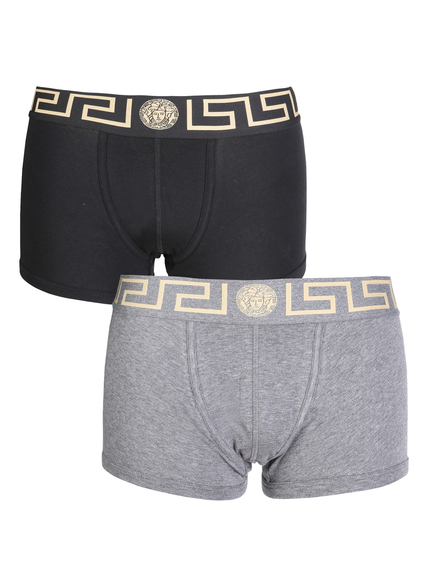 versace pack of two boxers with greek