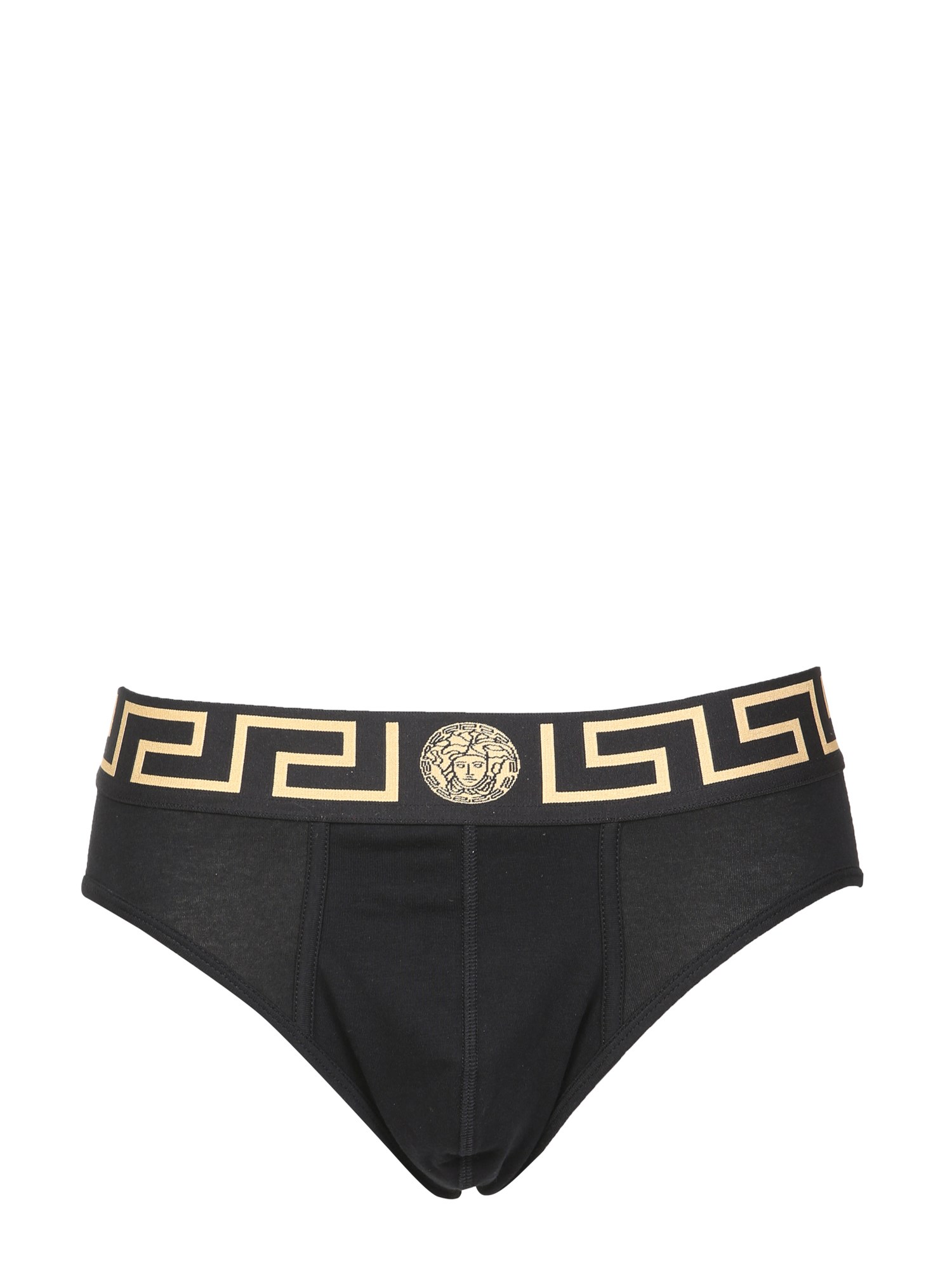 versace slip with greek print