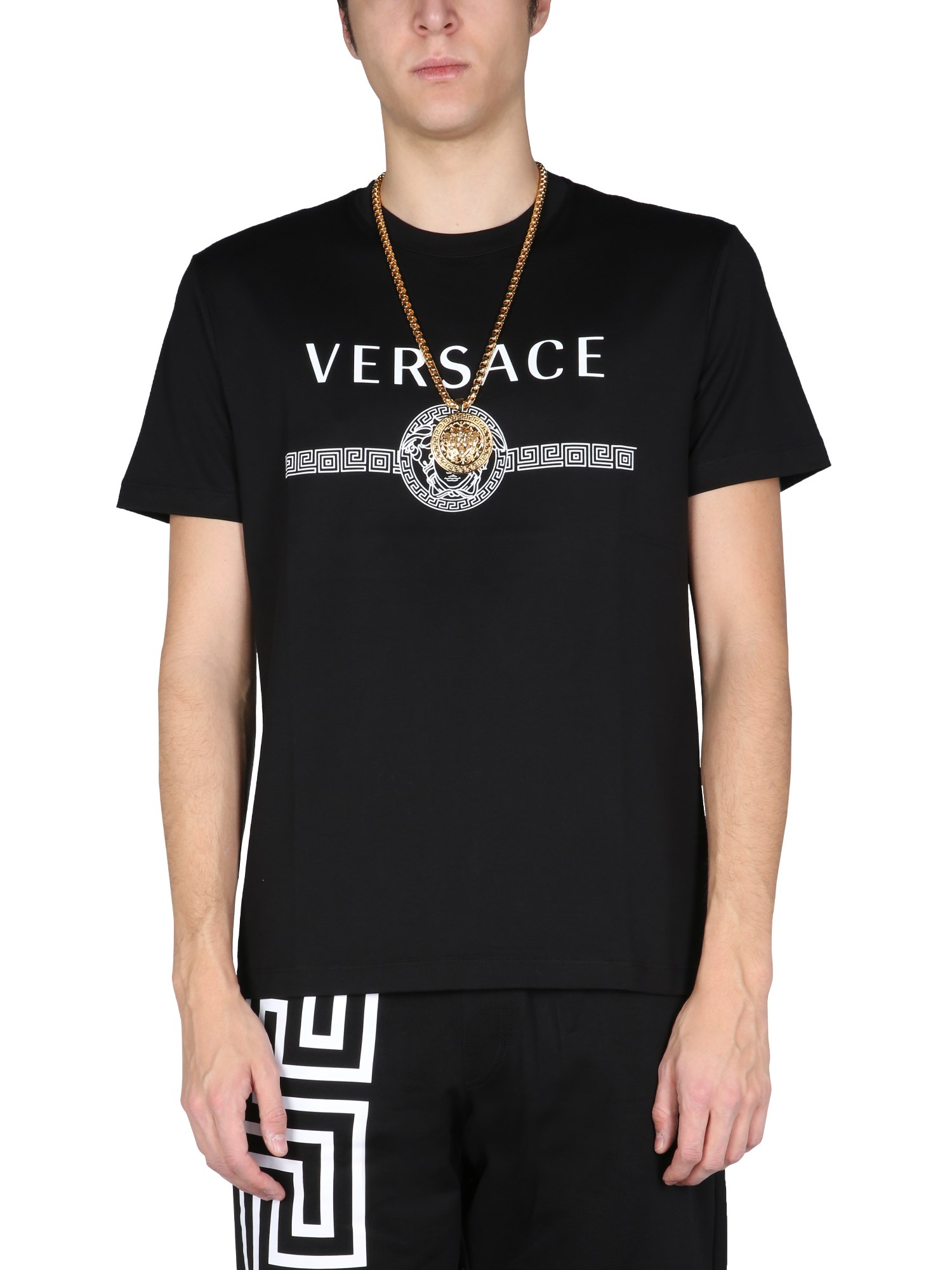 versace medusa logo t-shirt