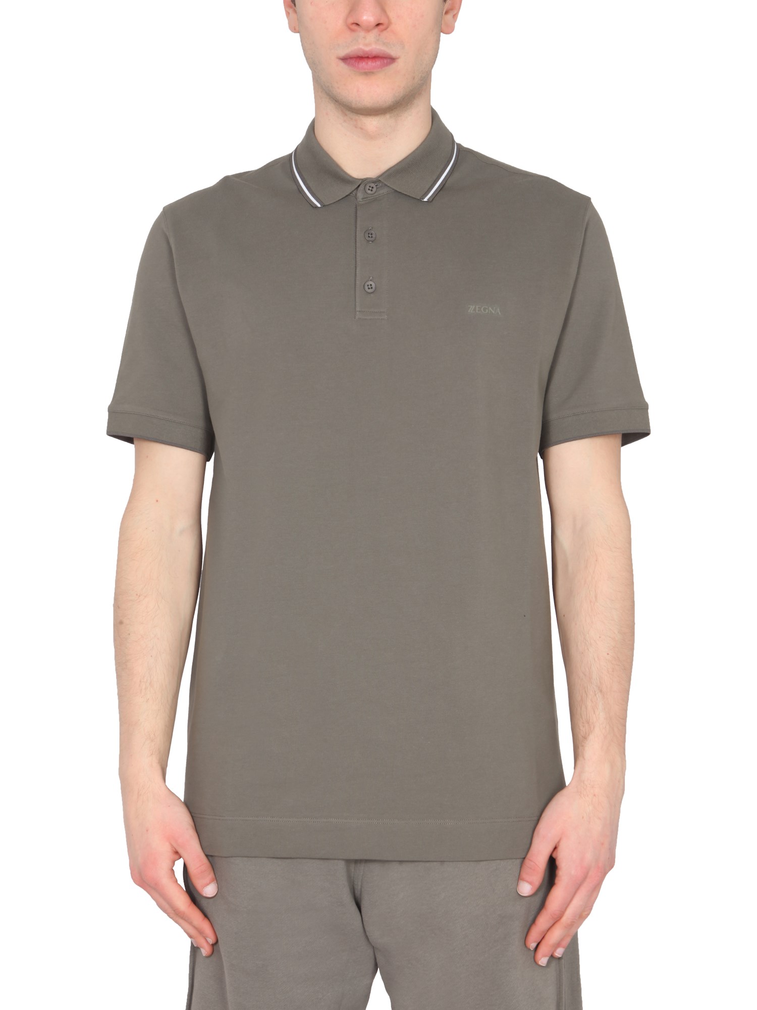 z zegna polo with logo