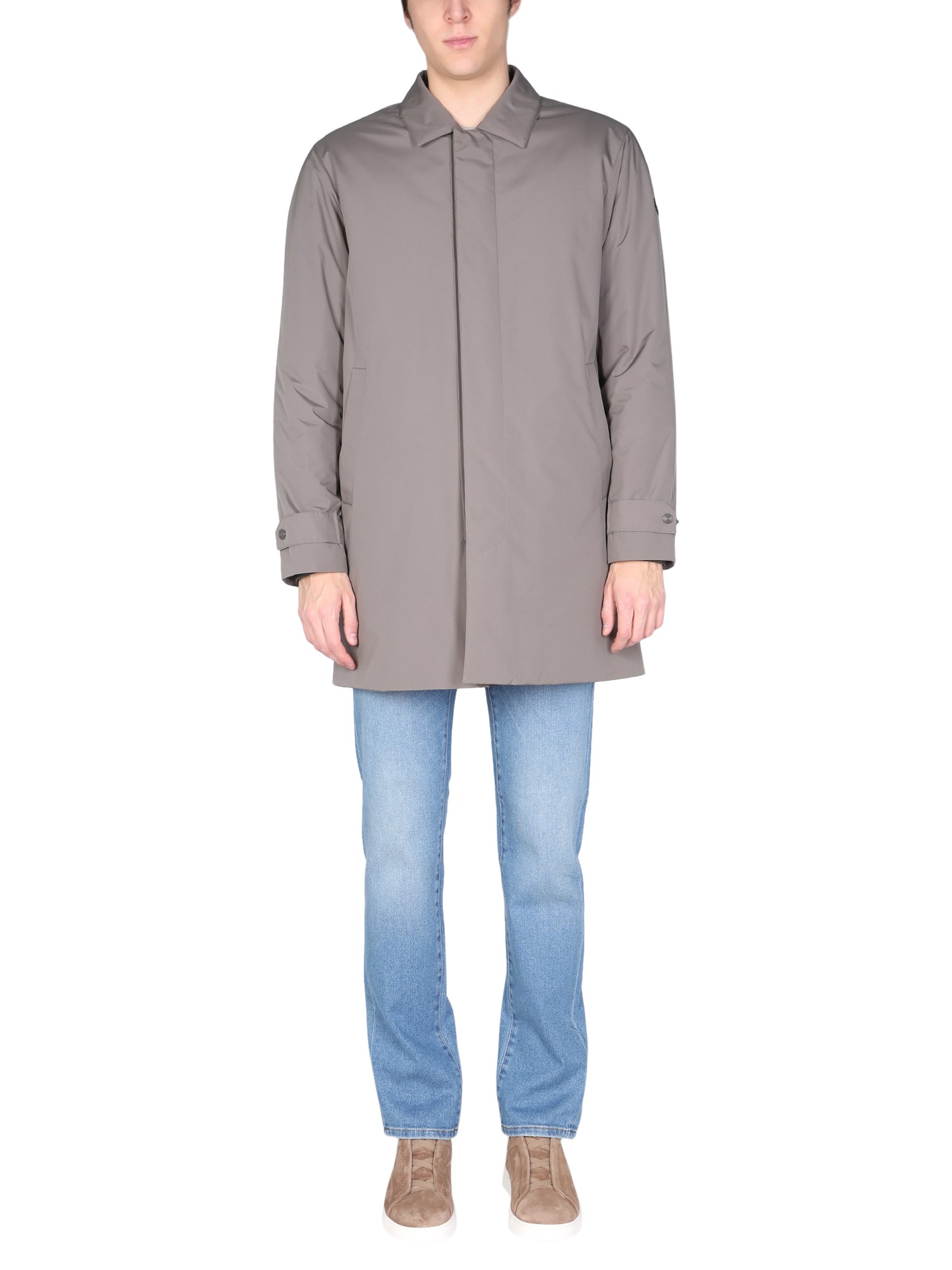 z zegna jacket with logo patch