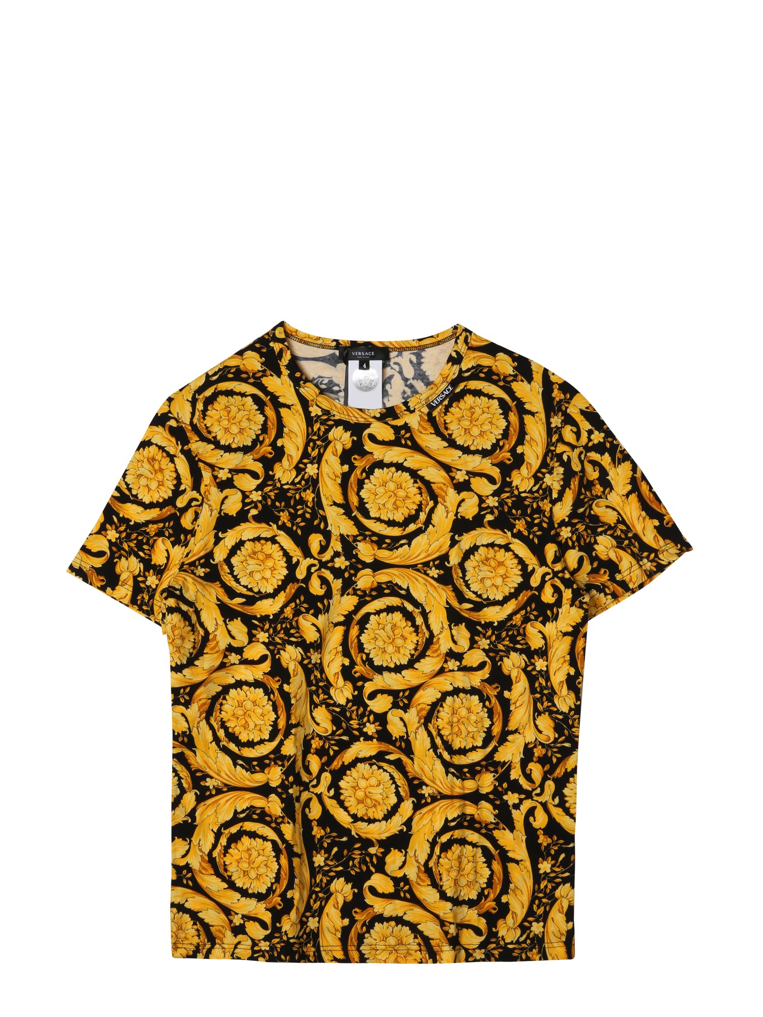 versace baroque print t-shirt