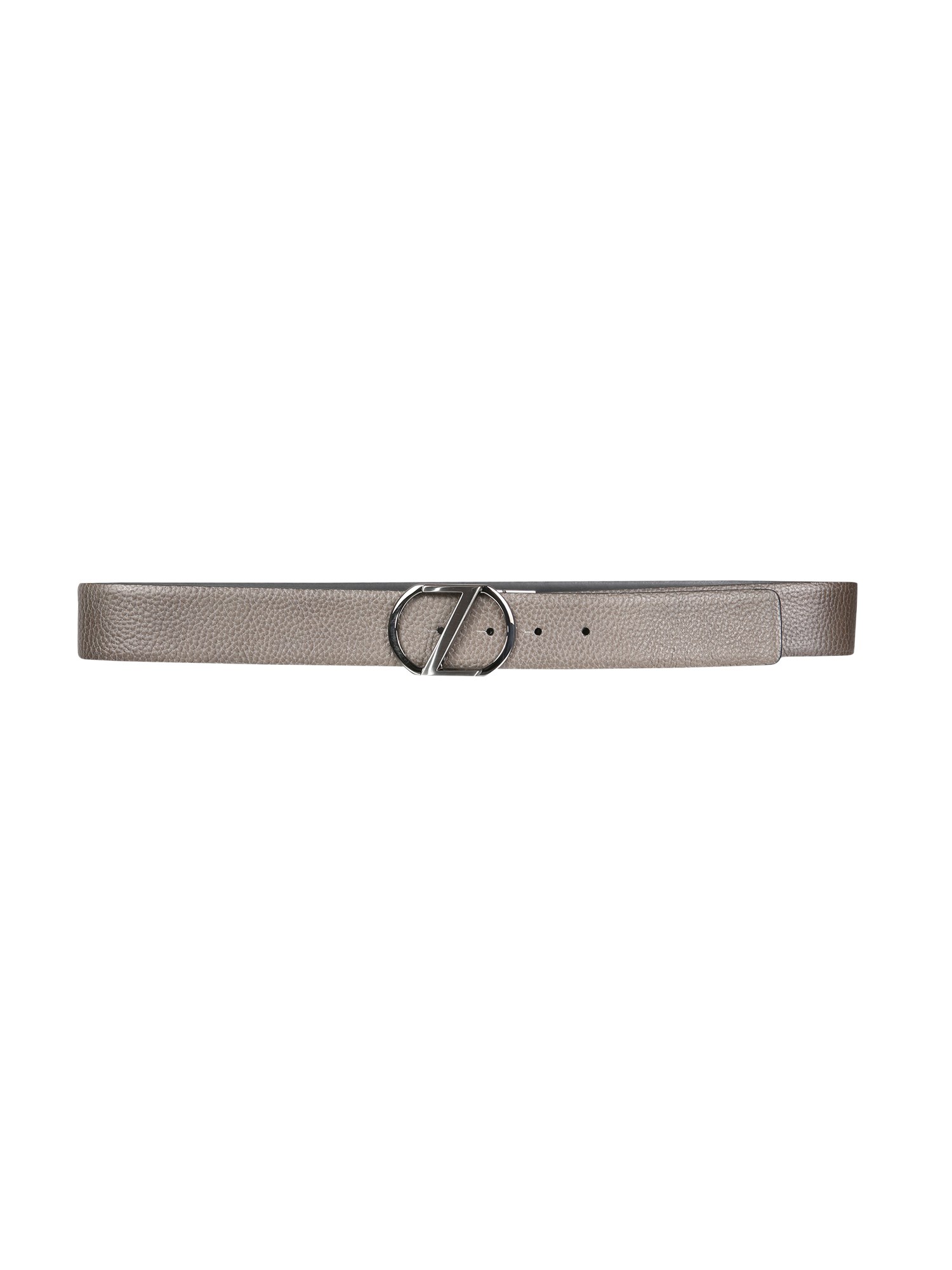 z zegna belt with z logo buckle