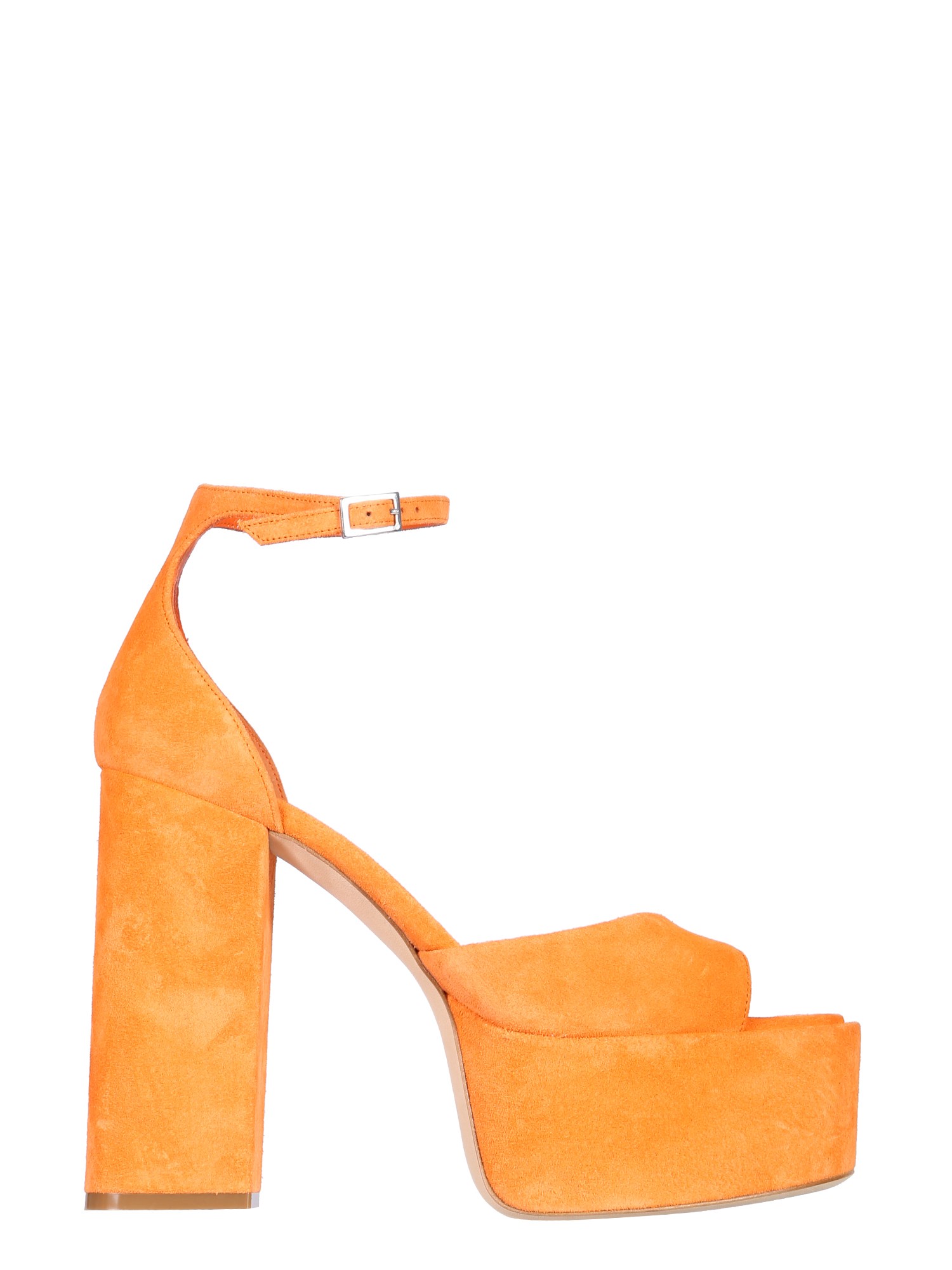 Shop Paris Texas Tatiana Platform Sandals In Orange