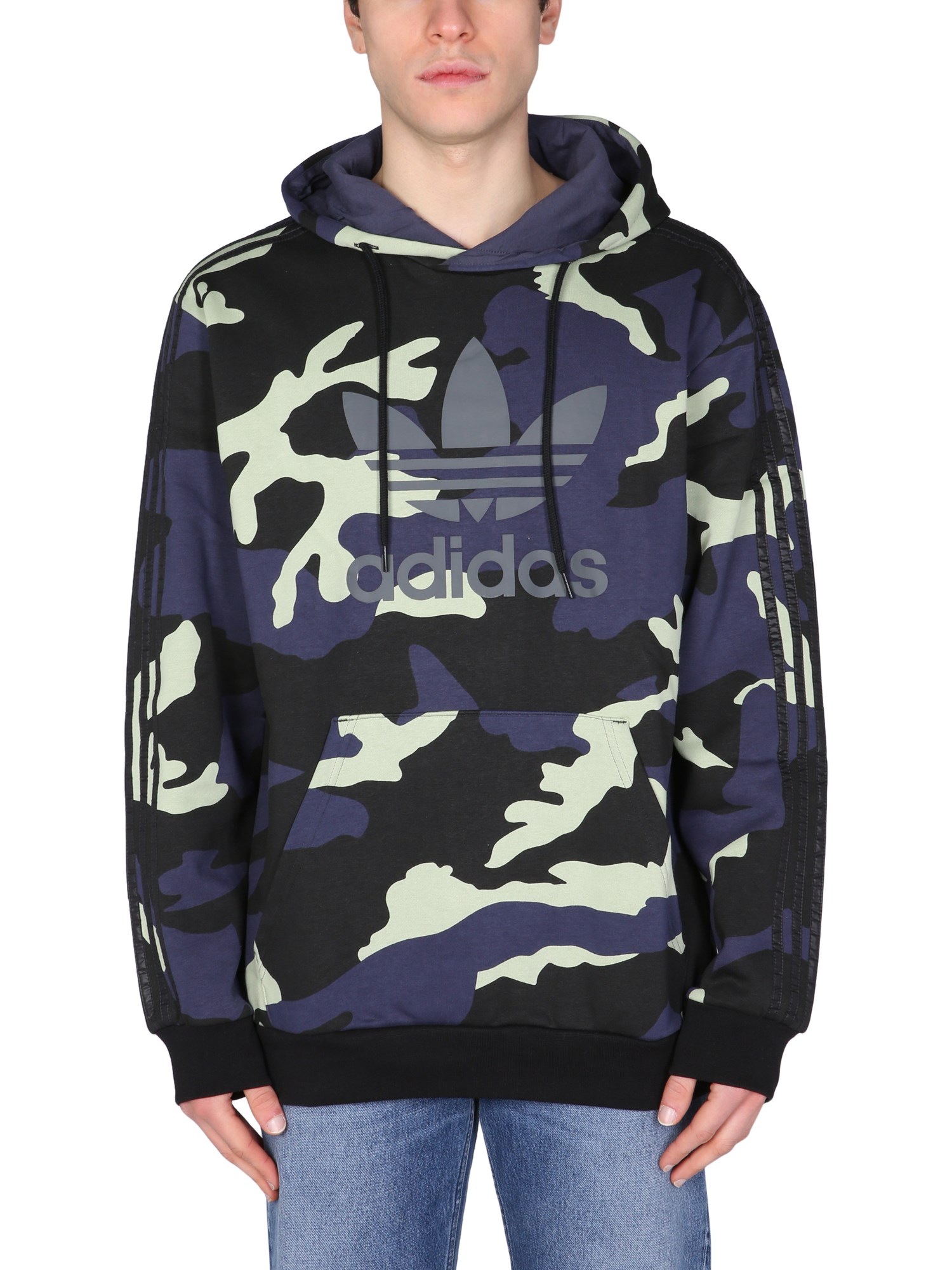adidas originals sweatshirt with camouflage graphic print