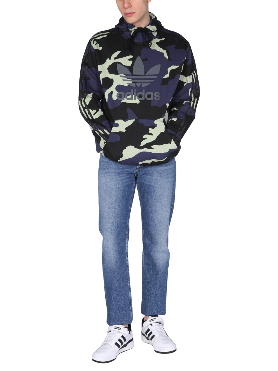 Blue camo hotsell adidas hoodie