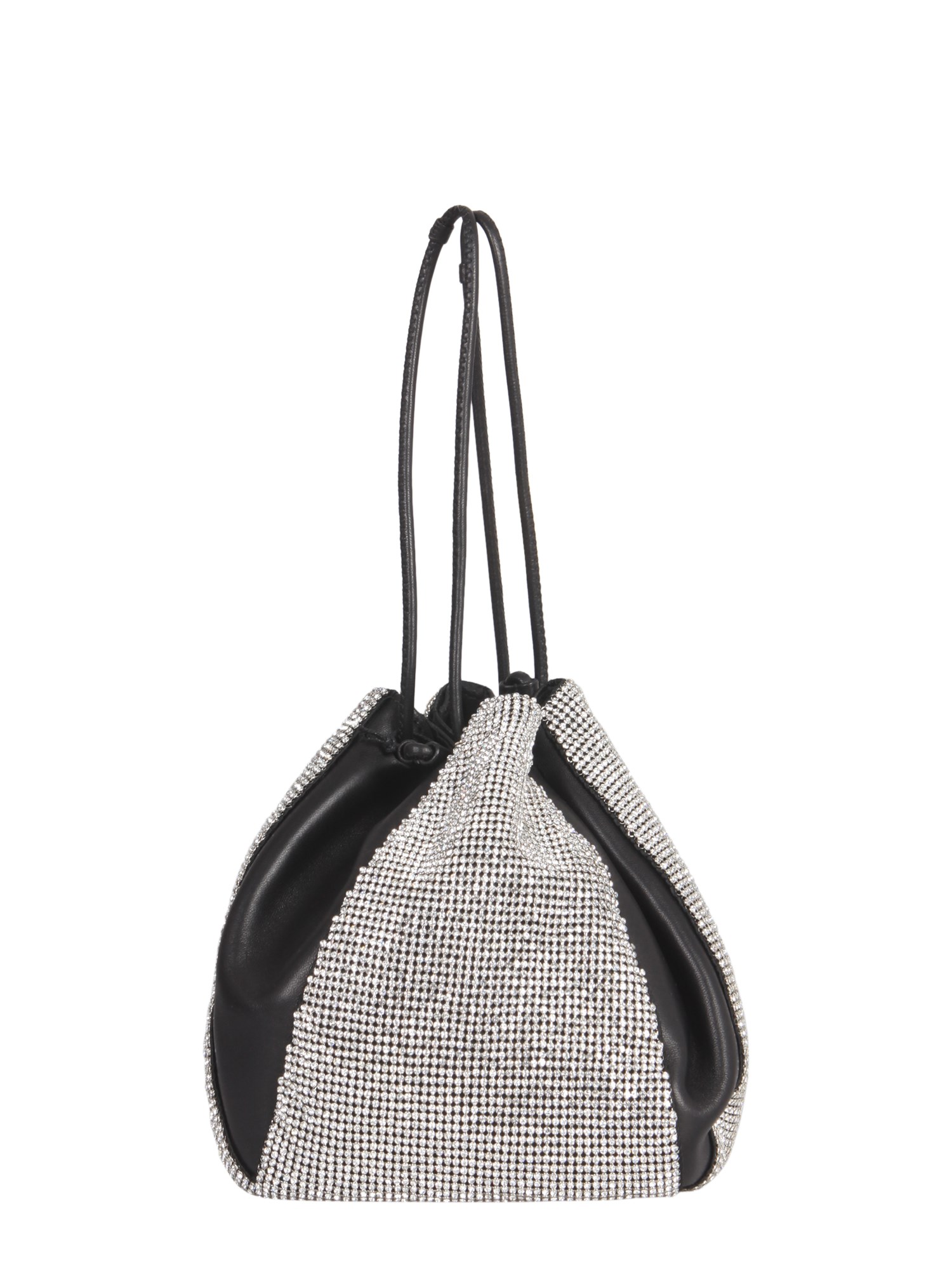 kara crystal mesh pouch