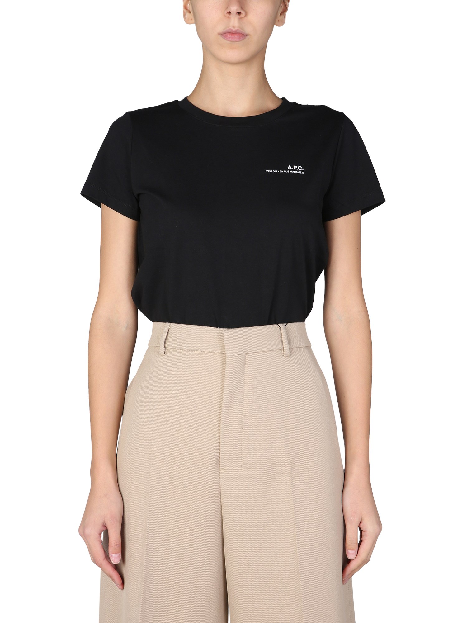 a.p.c. crew neck t-shirt