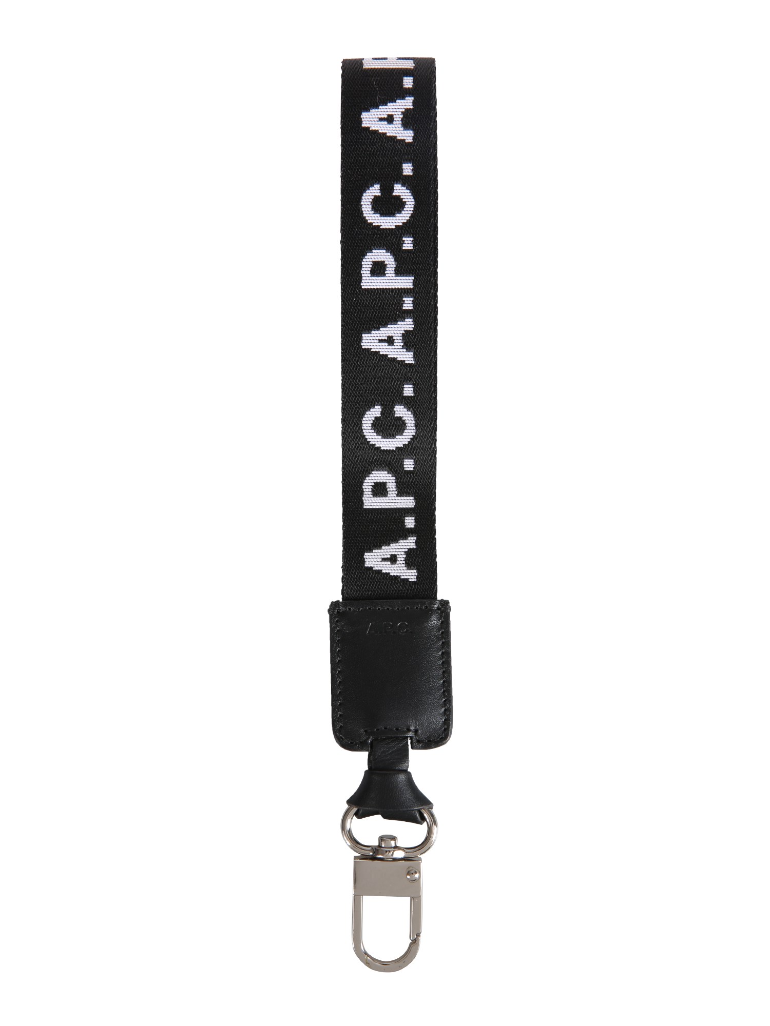 a.p.c. key ring with logo