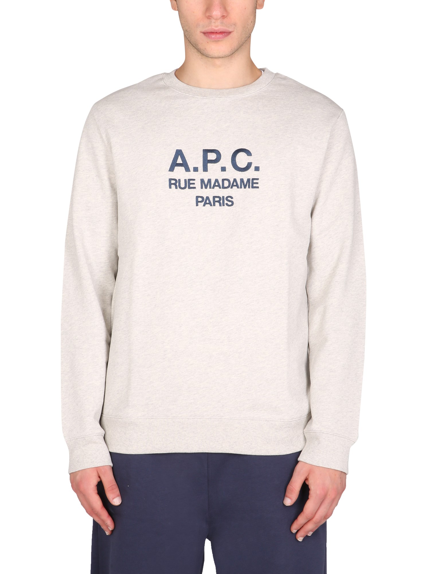a.p.c. crew neck sweatshirt