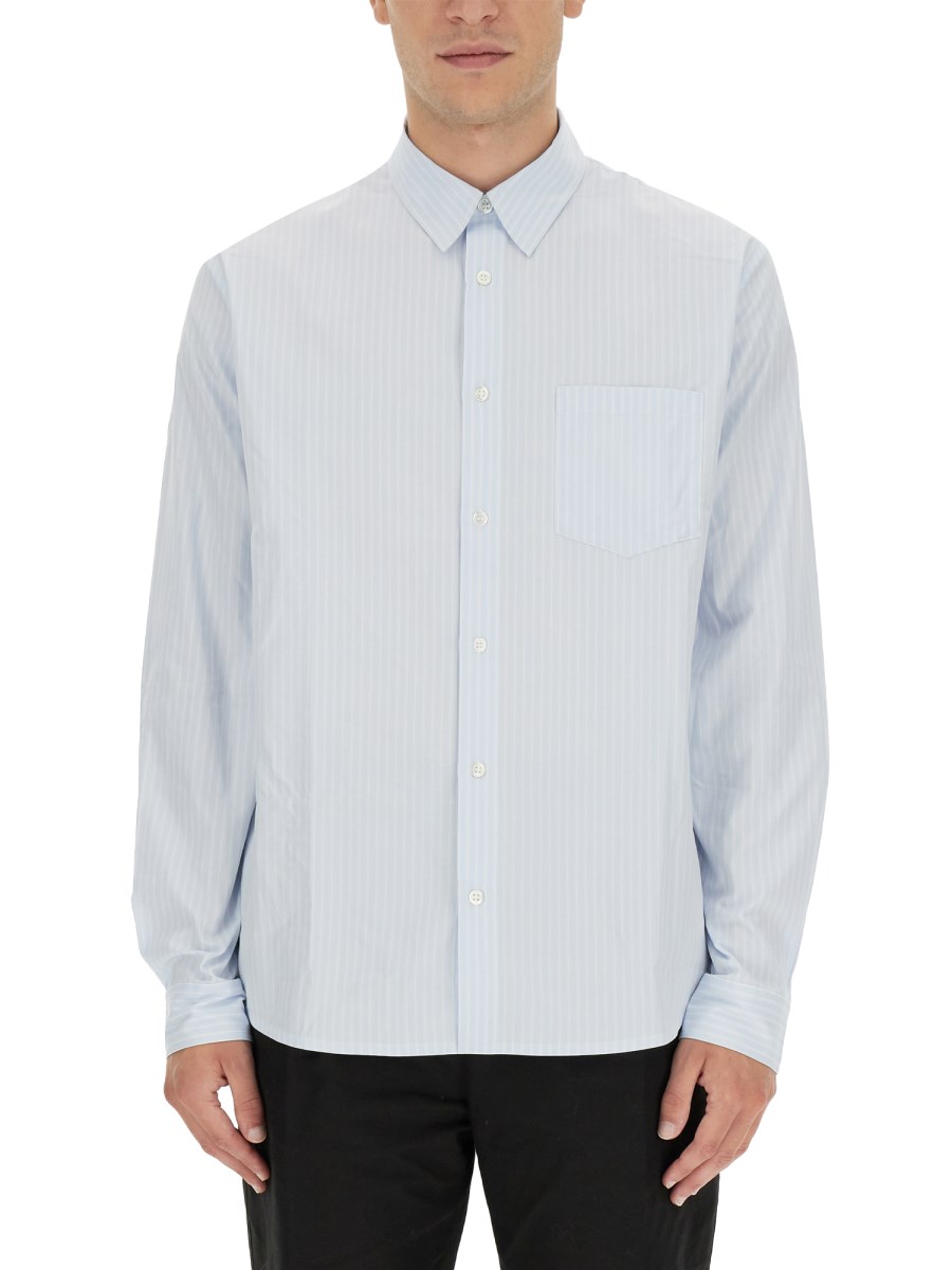 A.P.C. CAMICIA "CLEMENT" IN COTONE