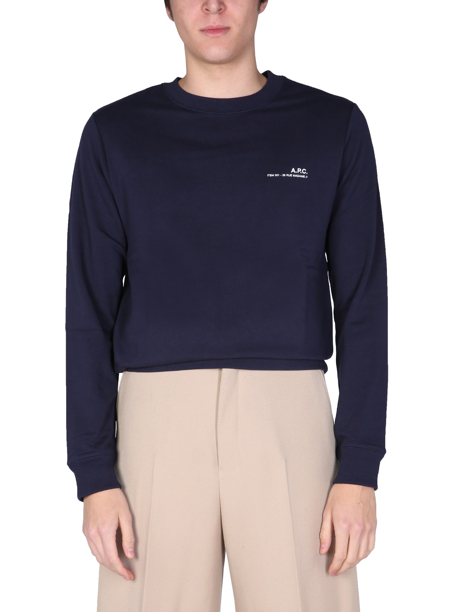 a.p.c. sweatshirt with logo