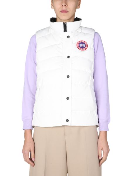 Canada Goose - "freestyle" Quilted Sleeveless With Logo Patch