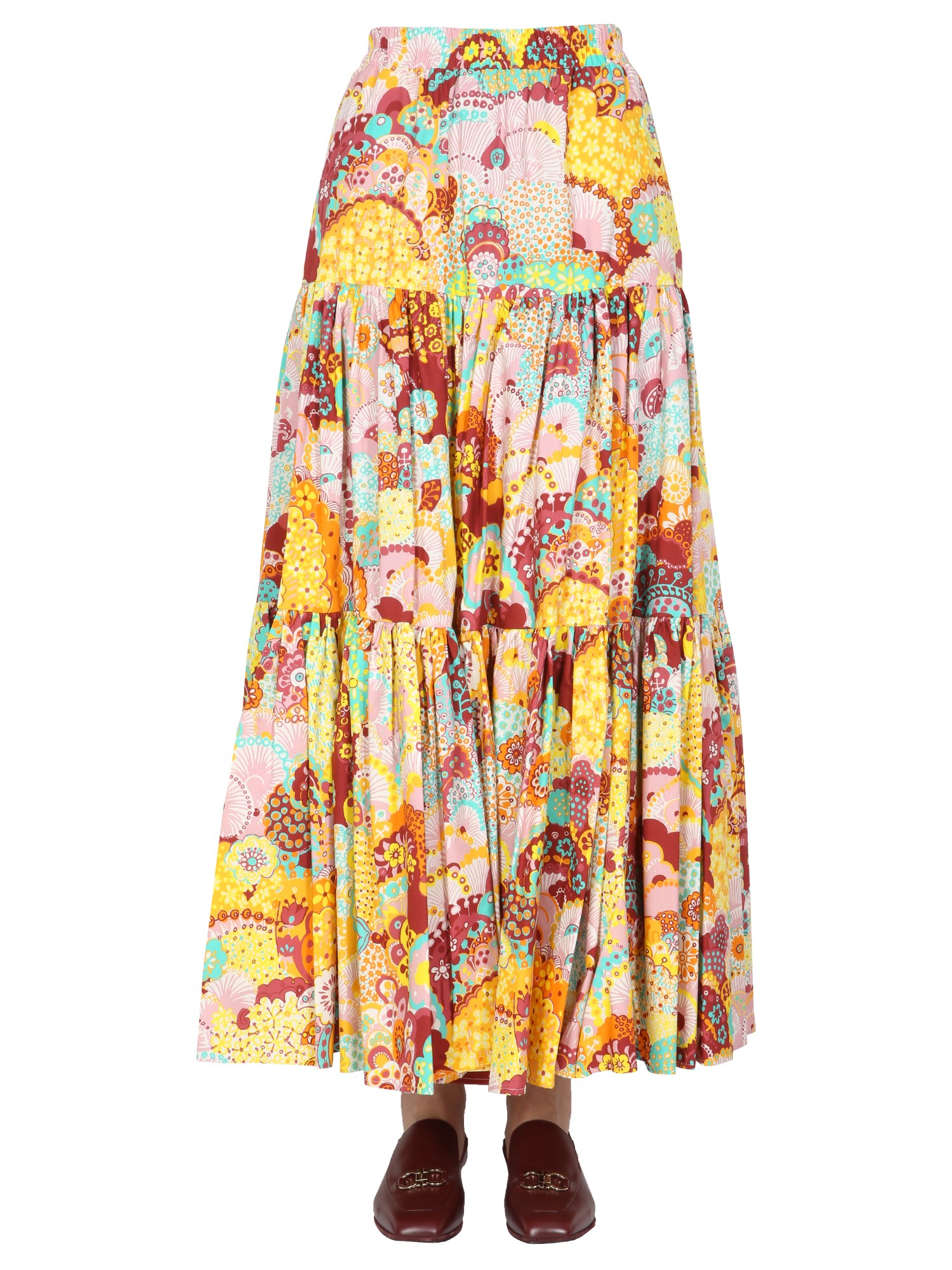 la doublej long skirt