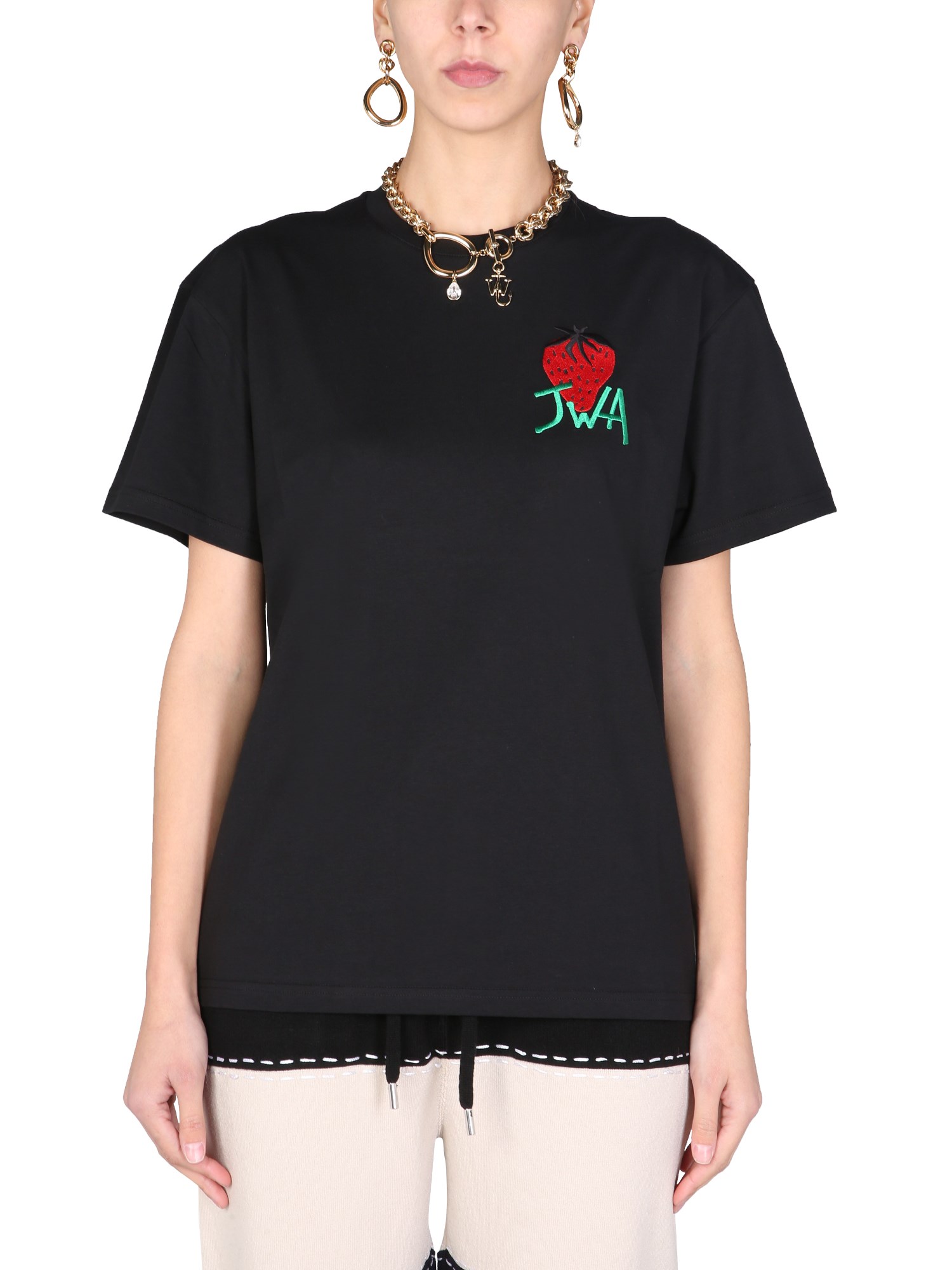 jw anderson "strawberry" t-shirt