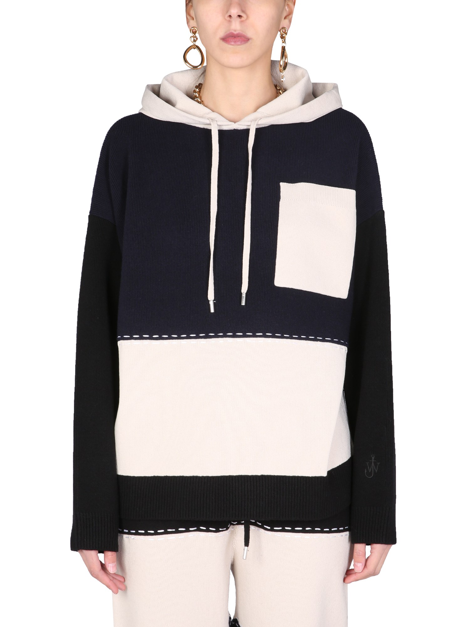 jw anderson colorblock sweatshirt