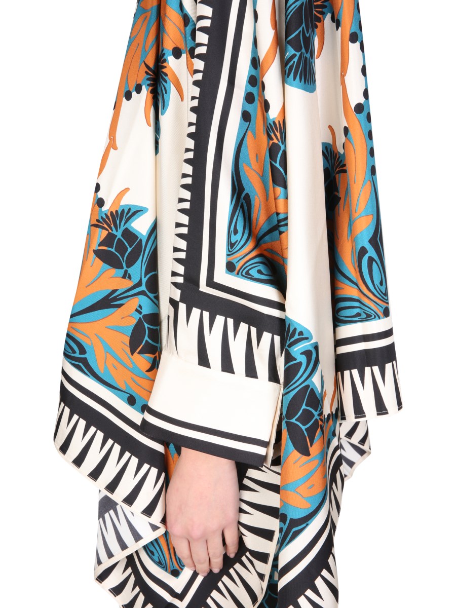 Camicia Foulard In Twill Di Seta In Multicolore - La Double J - Foto 7