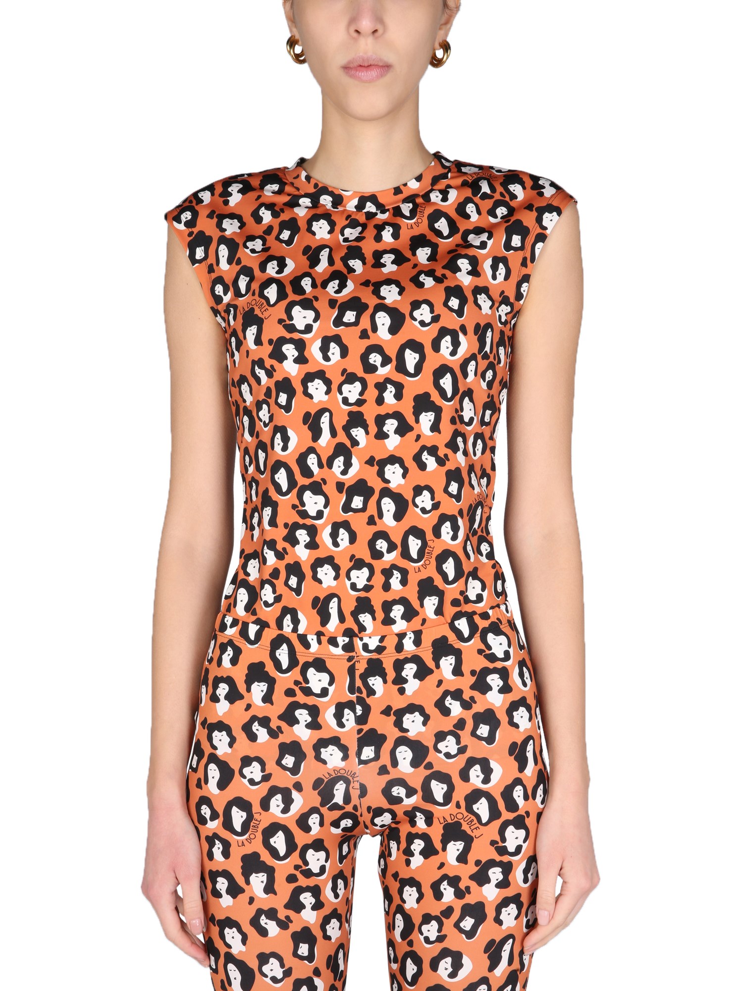 la doublej "lady leopard" t-shirt