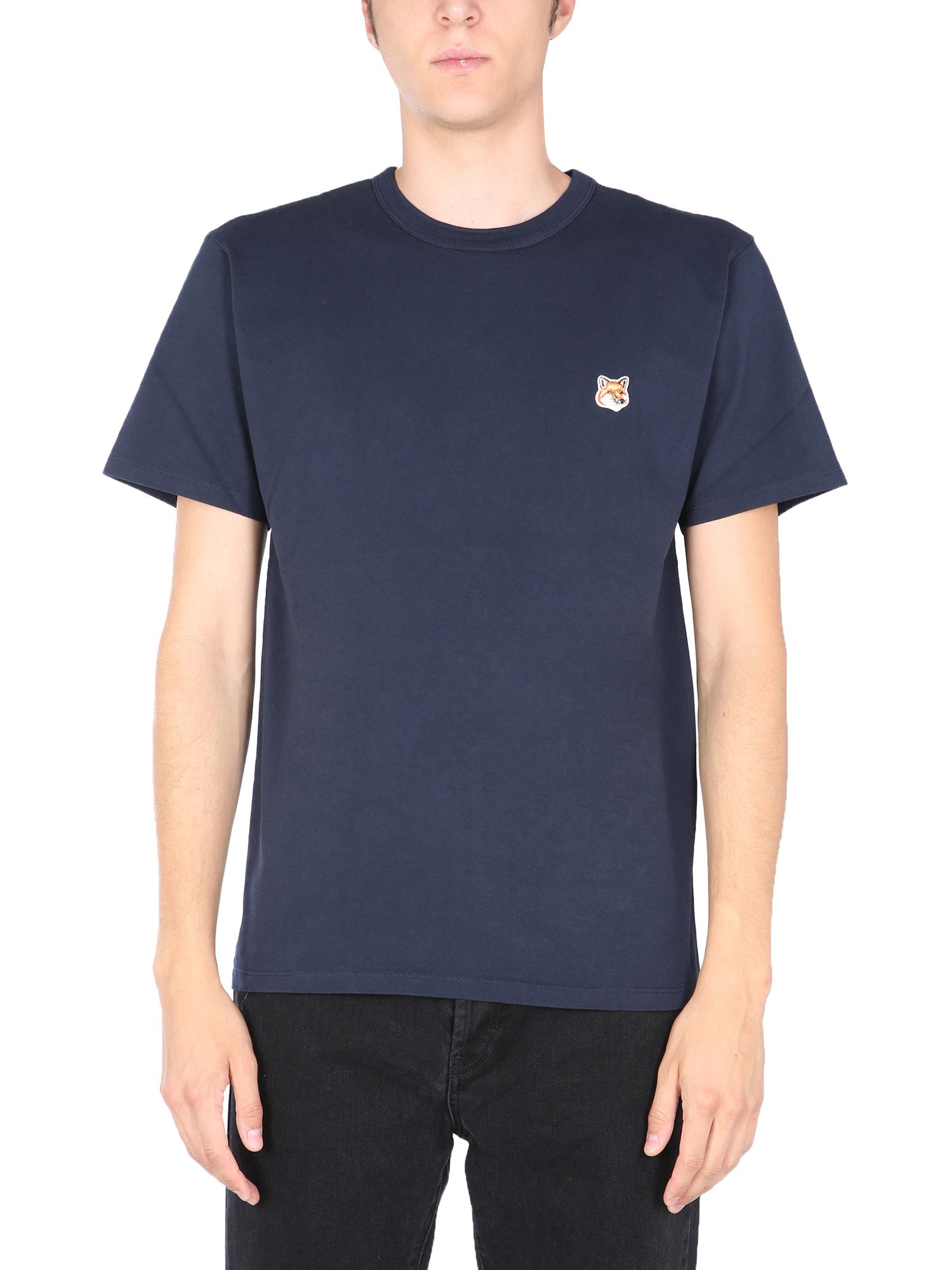 maison kitsuné crew neck t-shirt