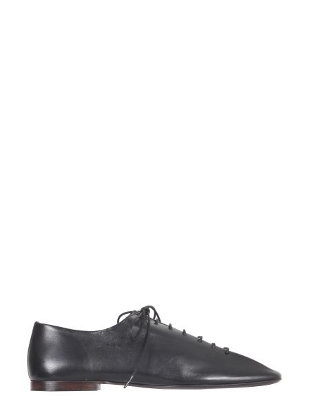 Lemaire - Nappa Low Derby With Square Toe
