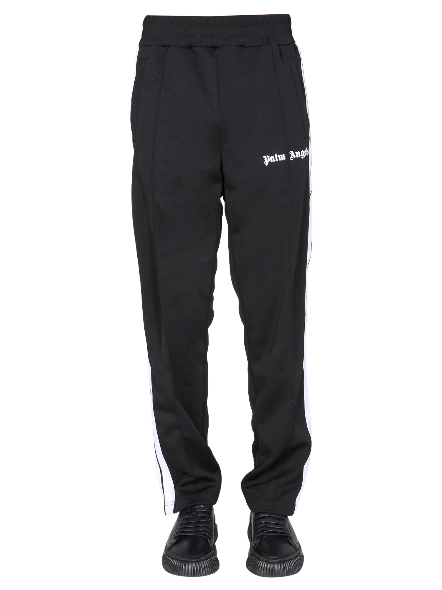 palm angels jogging pants with lettering logo