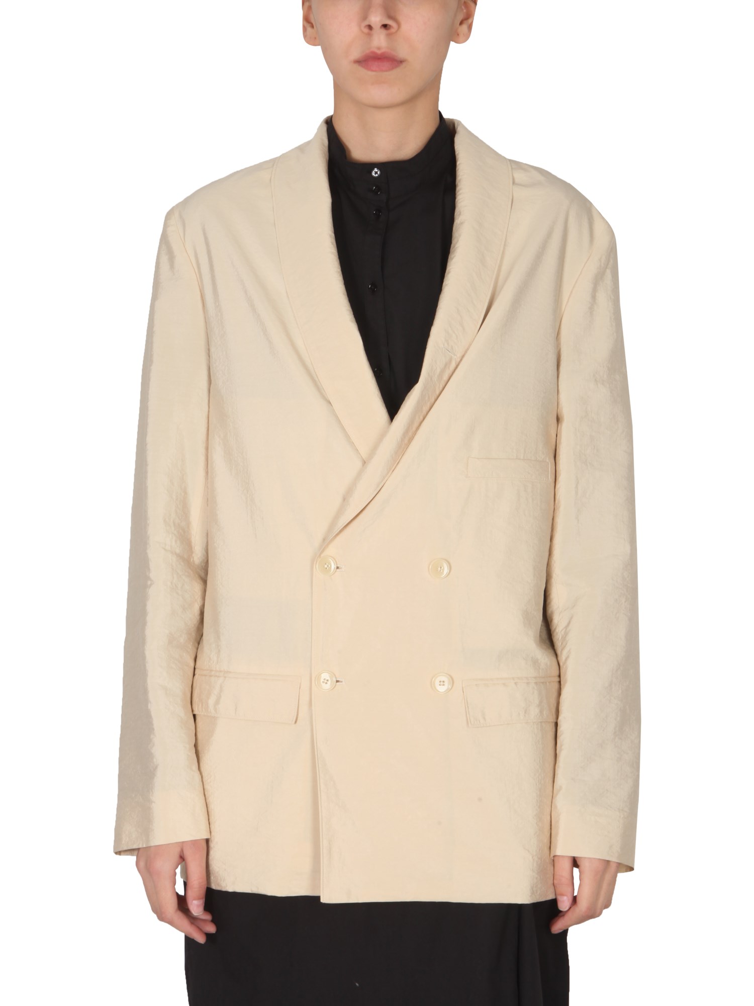 lemaire double-breasted jacket