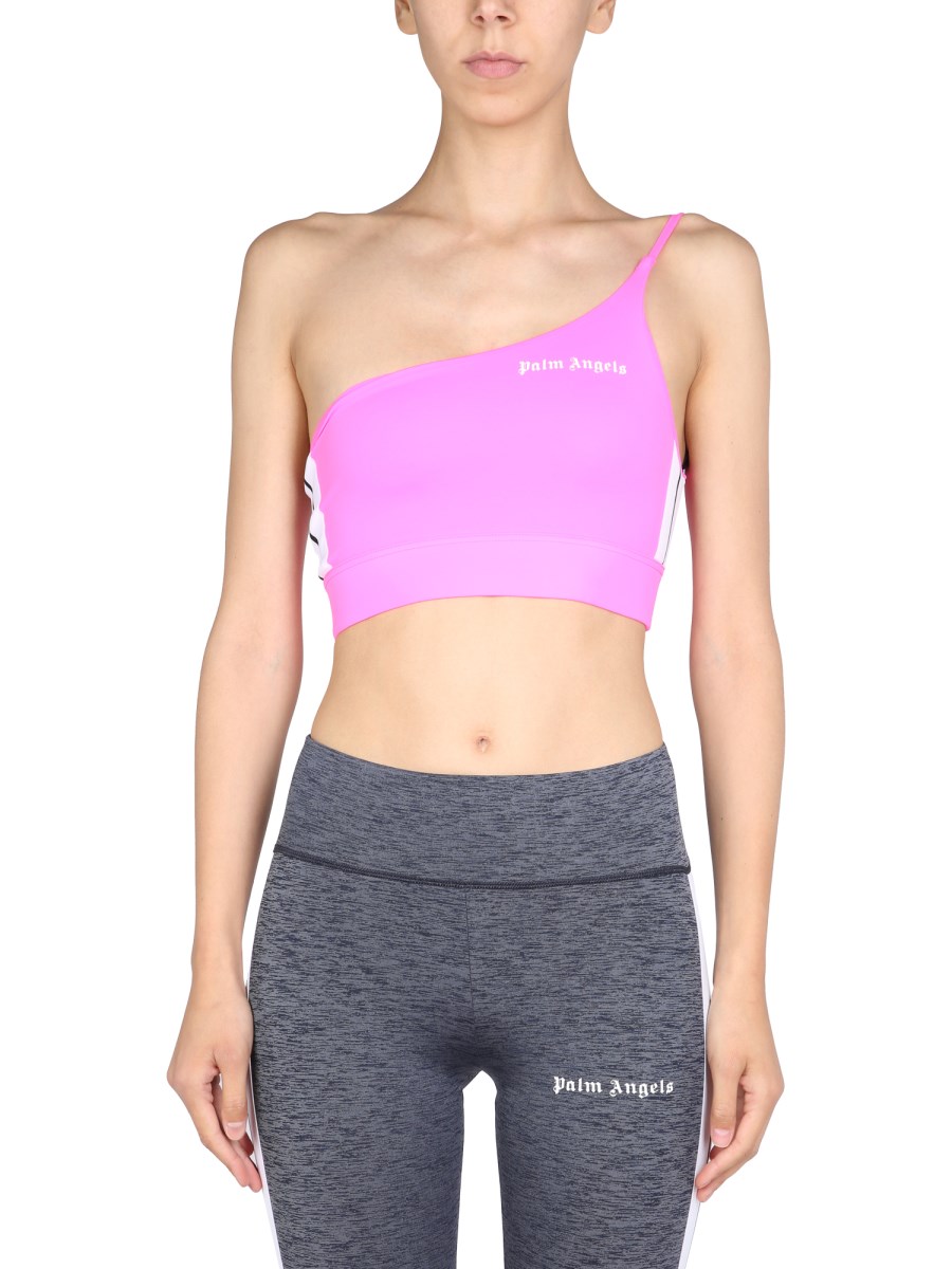 BRA TOP WITH LOGO - PALM ANGELS for WOMEN