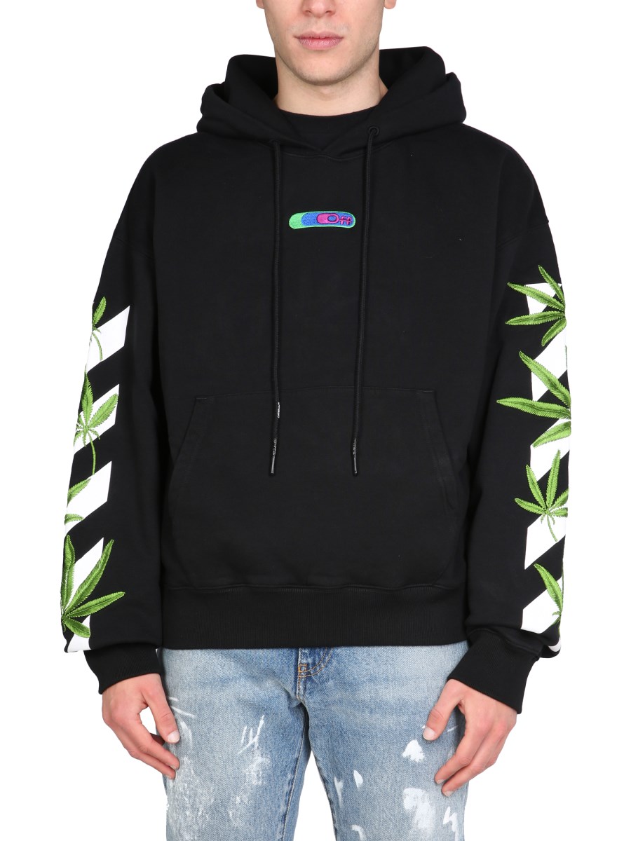 Off white best sale waterfall hoodie