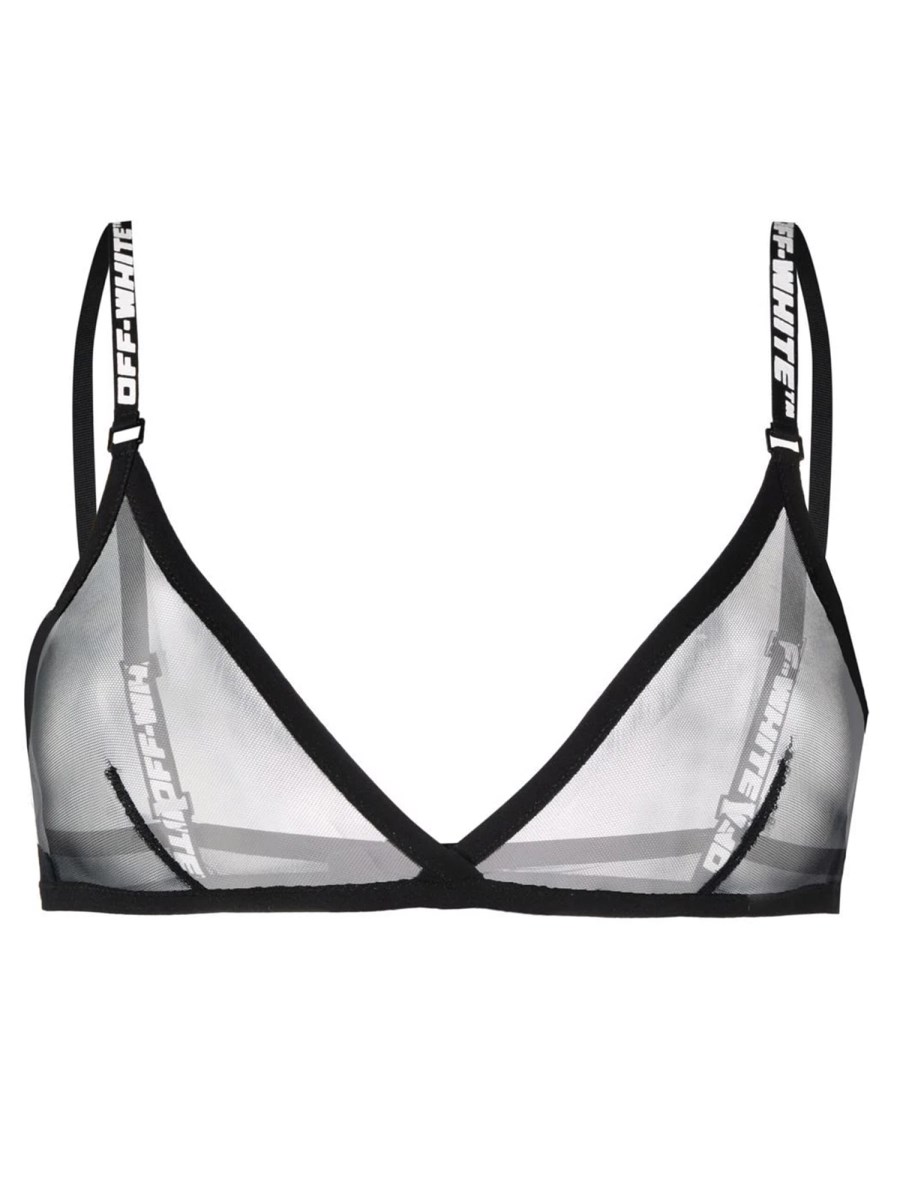 OFF-WHITE - NYLON LOGO BRALETTE - Eleonora Bonucci