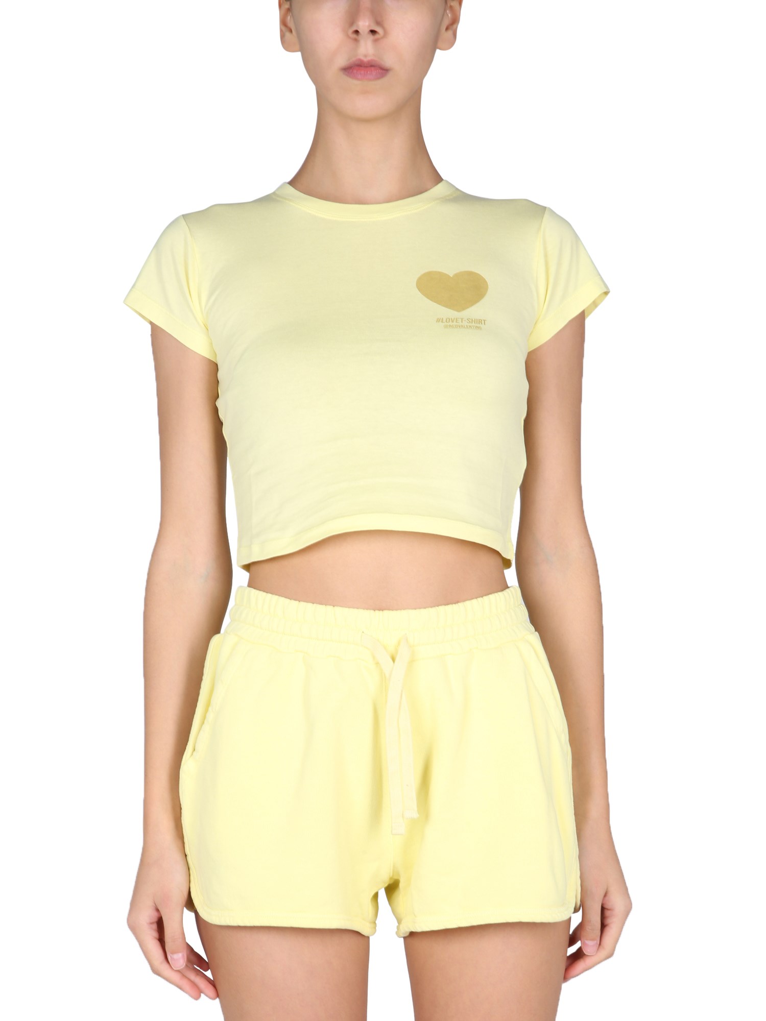 red valentino "heart" t-shirt