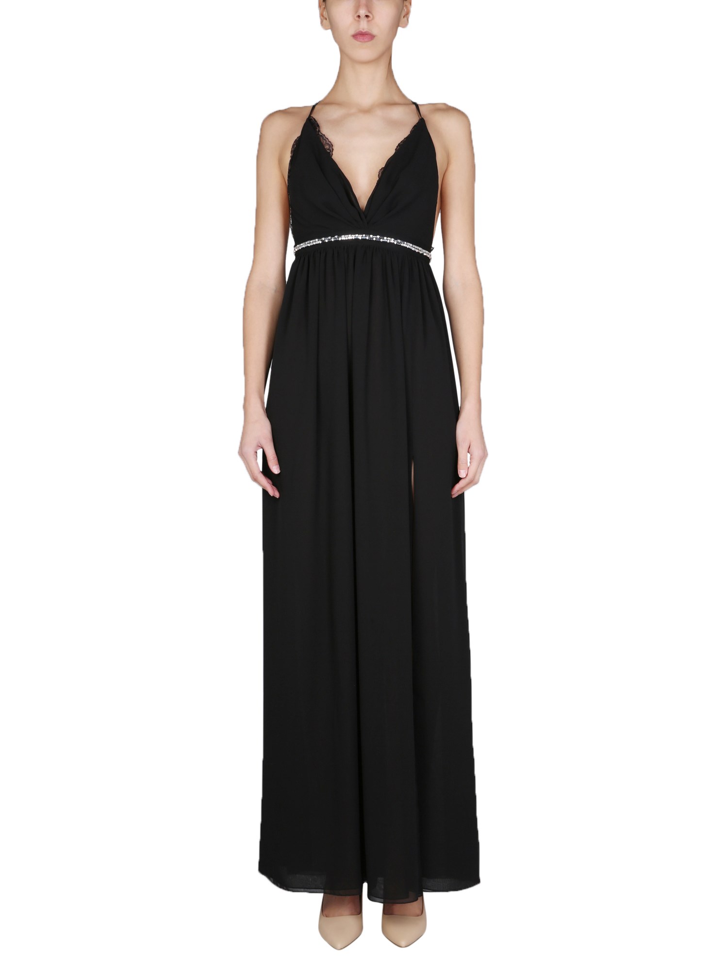 anna molinari dress with crystal details